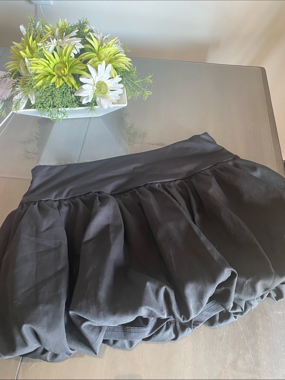 SHEIN Black Women's Bubble Skirt Halloween Costume
